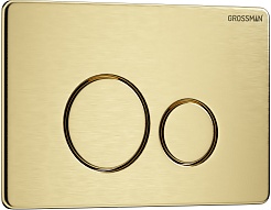 Grossman Инсталляция для подвесного унитаза Style 97.05.32M с клавишей смыва золото сатинированное – фотография-9